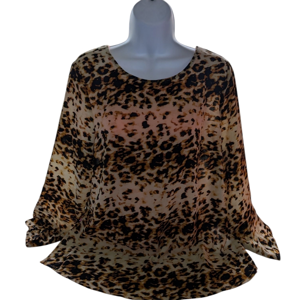 Leopard Print Women's Top
